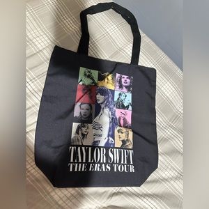 Taylor Swift Eras Tour Black Tote Bag 💙